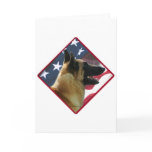 Belgian Malinois Flag 2 Card