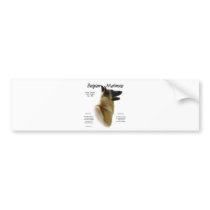 Belgian Malinois History Design Bumper Stickers
