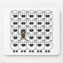 Belgian Malinois in the Sheep mousepads