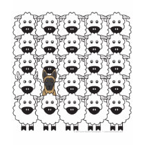 Belgian Malinois in the Sheep Tshirts