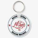 BELGIAN MALINOIS mom keychain