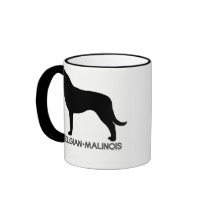 Belgian Malinois Mug by dogsilhouettes Belgian Malinois Mug