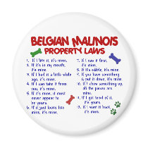 BELGIAN MALINOIS PL2 magnets by poochloverstuff BELGIAN MALINOIS PL2 magnets