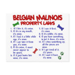 BELGIAN MALINOIS PL2 POST CARDS