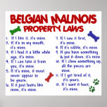 BELGIAN MALINOIS PL2 PRINT