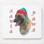 Belgian Malinois Santa Paws Mouse Mats