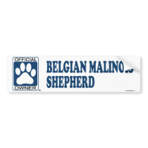 Belgian Malinois Shepherd Blue bumper stickers
