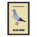 Belgian Racing Homer Poster posters