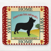 Belgian Sheepdog Mouse Pads
