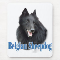 Belgian Sheepdog Name mousepads by GreyWolfCreation Belgian Sheepdog Name mousepads