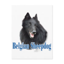 Belgian Sheepdog Name postcards by GreyWolfCreation Belgian Sheepdog Name postcards