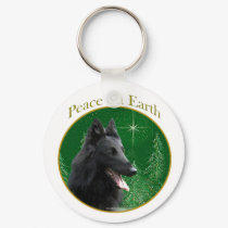 Belgian Sheepdog Peace keychains by GreyWolfCreation Belgian Sheepdog Peace keychains
