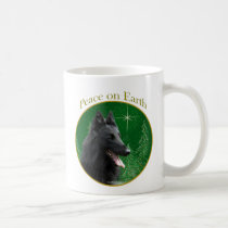Belgian Sheepdog Peace mugs by GreyWolfCreation Belgian Sheepdog Peace mugs