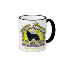 Belgian Sheepdog Taxi Service Mugs
