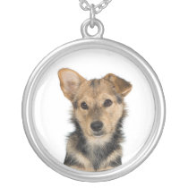 Belgian Shephard Dog Pendant necklaces