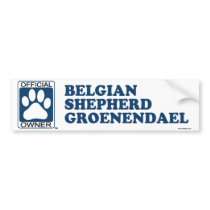 Belgian Shepherd Groenendael Blue bumper stickers