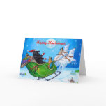 Belgian Shepherd Tervuren Sheepdog Xmas Notecard