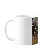 Belgian team in harness mug mugs