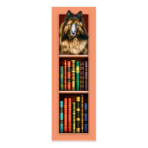 Belgian Tervuren Apricot Bookmark Business Card Templates