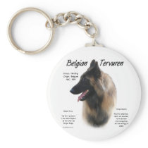 Belgian Tervuren History Design Keychains