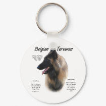 Belgian Tervuren Meet the Breed Keychain