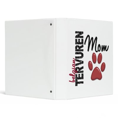 Belgian Tervuren Mom 2 Binders by poochloverstuff
