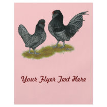 Belgian Watermaal Bantams Personalized Flyer