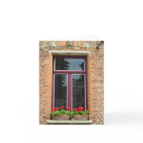 Belgian window notecard