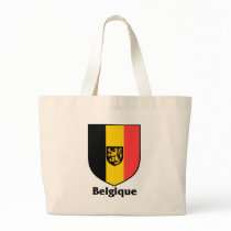 Belgique Crest / Belgium Flag Tote Bag