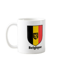 Belgique Crest / Belgium Flag Mug