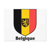 Belgique Crest / Belgium Flag Post Cards