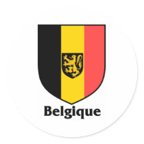 Belgique Crest / Belgium Flag stickers