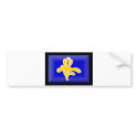 Belgium-Brussels Flag bumper stickers