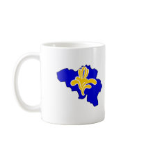 Belgium Brussels flag map mugs by FlagStore Belgium Brussels flag map mugs