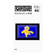 Belgium-Brussels Flag Postage Stamp