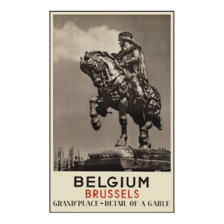 Belgium Brussels print