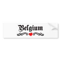 Belgium Bumper Sticker