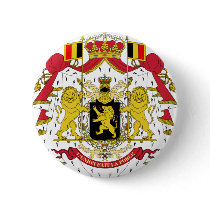 Belgium coat of arms buttons