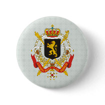 Belgium Coat of Arms detail Pinback Button