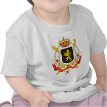 Belgium Coat of Arms detail T Shirts