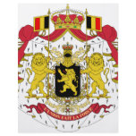 Belgium coat of arms flyer