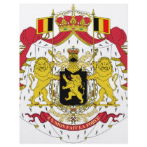 Belgium coat of arms flyer