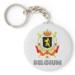 Belgium Coat of Arms Key Chain