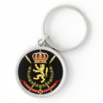 belgium coat of arms keychains