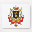 Belgium Coat of Arms Mousepad