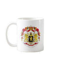 Belgium coat of arms mugs