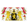 Belgium coat of arms photo card template