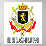 Belgium Coat of Arms Print