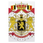 Belgium coat of arms custom stationery