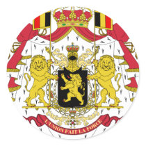 Belgium coat of arms stickers